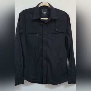 Civil Society Black Button Up Shirt